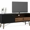Ebuy24 Rye TV Tisch - Schwarz - Hochglanz Schwarz
