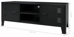 VidaXL TV-Schrank Metall Industrie-Stil - vidaXL TV-Schrank Metall Industrie-Stil 120 x 35 x 48 cm Schwarz 17 VidaXL TV-Schrank Metall Industrie-Stil - vidaXL TV-Schrank Metall Industrie-Stil 120 x 35 x 48 cm Schwarz -Kommoden Verkäufe 2023 7603f991e4614ea5aa7fe51f96aa09b3.cropped 0 285 1022 509.processed