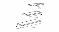 Dmora 3er-Set Wohnzimmerregale -Kommoden Verkäufe 2023 7b3aece124d24d2089b4cc6b4e492582