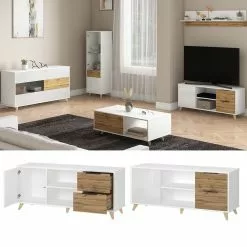 Vicco Lowboard „Vida“ Weiß/Goldkraft -Kommoden Verkäufe 2023 82e7dced264e455cb158b415ba8203eb