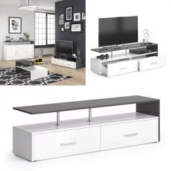 Vicco Lowboard „Amato“ Anthrazit/Weiß -Kommoden Verkäufe 2023 87598b5a89774c649516b7aec8889503