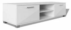 VidaXL TV-Schrank Hochglanz-Weiß - vidaXL TV-Schrank Hochglanz-Weiß 120×40,3×34,7 cm