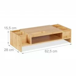 Relaxdays Bambus Monitorständer mit Fächern -Kommoden Verkäufe 2023 93b14d127a2b4d6c997bbd2384fd7e52