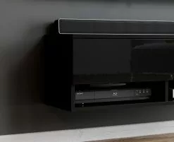 FURNIX TV-Schrank Alyx 100cm Schwarz ohne LED -Kommoden Verkäufe 2023 93c1f319ffb24b21b63c613c6f525c72