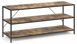 Vicco Lowboard „Fyrk“ Antikholz/Schwarz