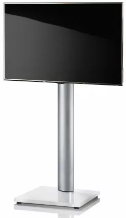 Ebuy24 Onu Fernsehtisch Weißlack. - Glas Weiß