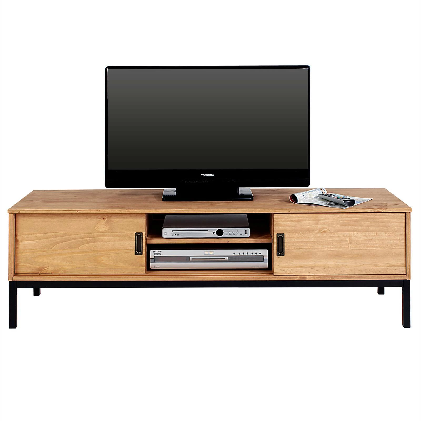 IDIMEX Lowboard SELMA - Braun 4 IDIMEX Lowboard SELMA - Braun – Bild 2