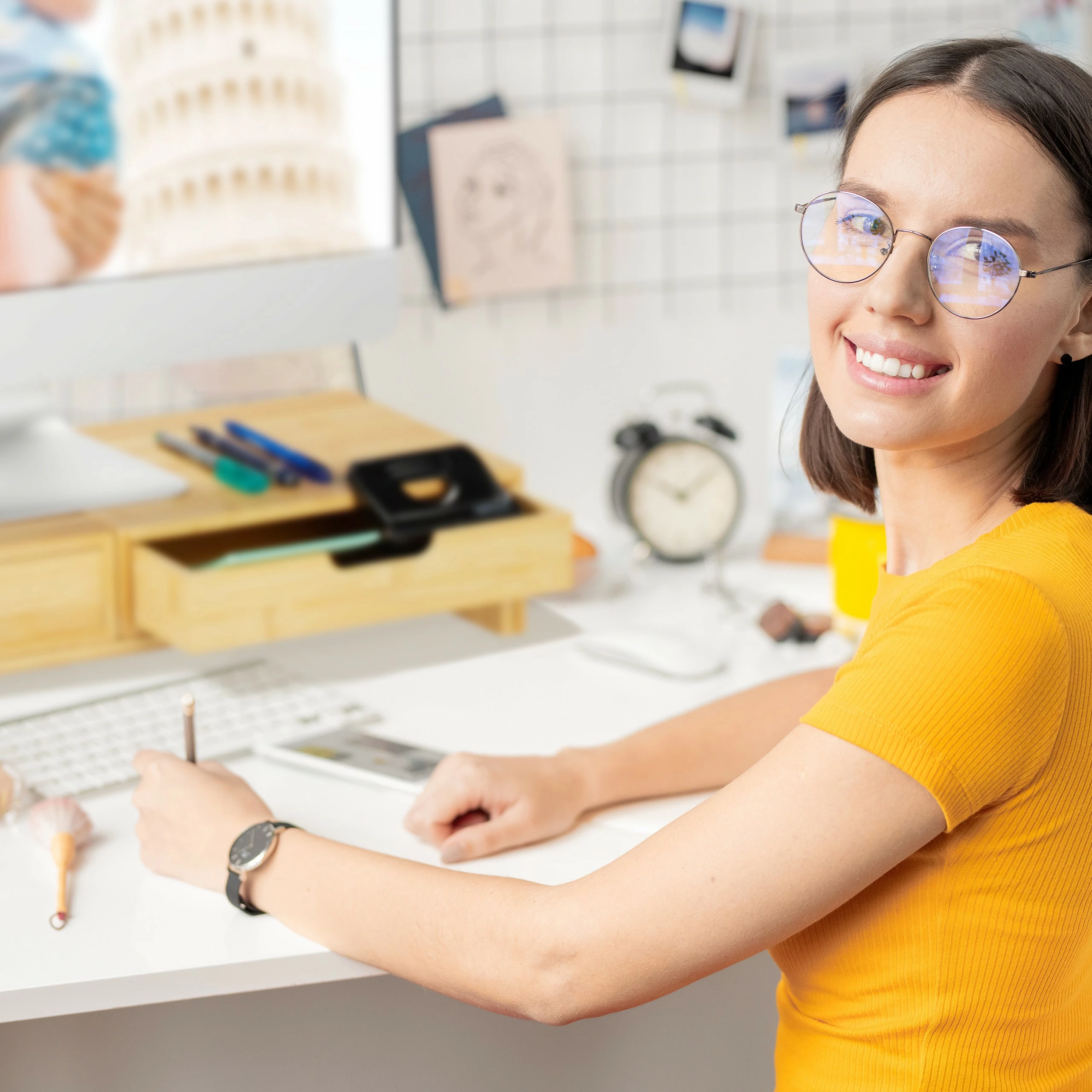 Relaxdays Monitorständer für 2 Monitore 5 Relaxdays Monitorständer für 2 Monitore – Bild 3