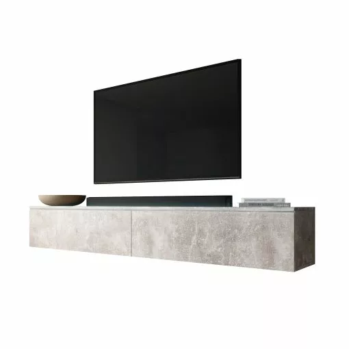 FURNIX RTV BARGO 180 cm Beton-Beton ohne LED -Kommoden Verkäufe 2023 9f0e67b8987949d3808e063ebeedb684