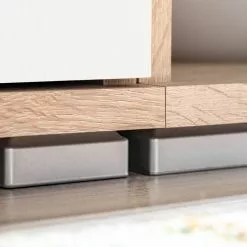 VidaXL Wohnwand - vidaXL TV-Wohnwand mit LED-Leuchten Sonoma Eiche und Weiß -Kommoden Verkäufe 2023 a91627c7143949c696954c638c186fbb