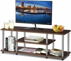 Costway 3 Ebenen TV-Schrank