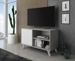 SKRAUT HOME Möbel TV100 Modell WIND Zement Mattweiß - Breite: 40 cm -Kommoden Verkäufe 2023 aaf0a45bbc5c4843aa58a3b6b52eb8bf