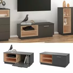 Vicco Lowboard „Beatrice“ Anthrazit/Sonoma -Kommoden Verkäufe 2023 abe22dd2513a4d5ea1b567eff83d7547