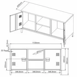 En.casa Fernsehtisch Pälkäne -Kommoden Verkäufe 2023 aea3bf20aa1044129f97f933dc61c942