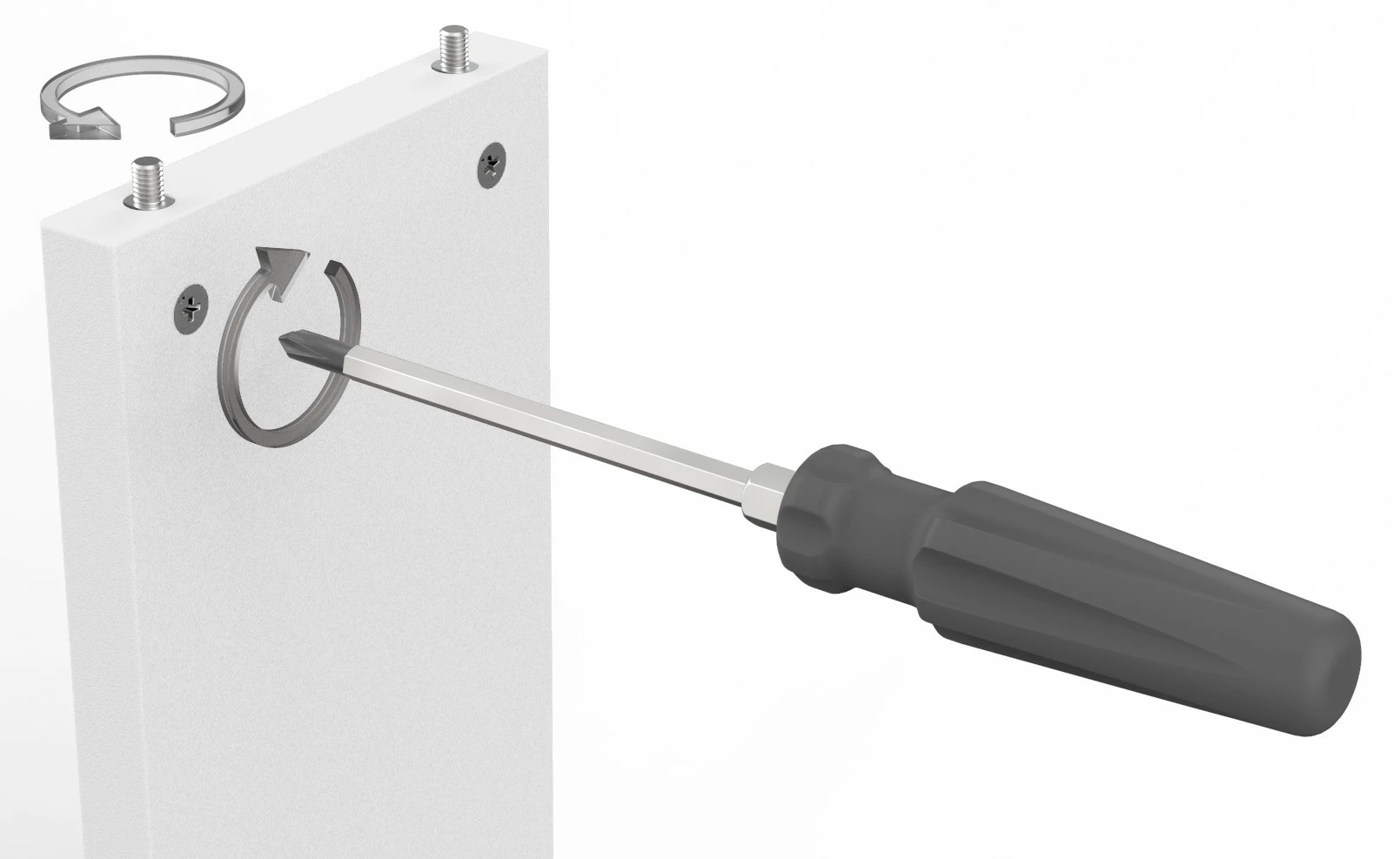 JUST by Spectral TV-Lowboard Just.Basic mit TV-Halterung - Weiß 8 JUST by Spectral TV-Lowboard Just.Basic mit TV-Halterung - Weiß – Bild 6