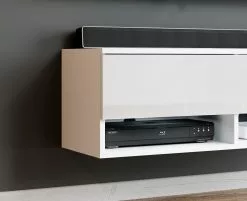 FURNIX TV-Schrank Alyx 100 cm Weiß mit LED -Kommoden Verkäufe 2023 b42e457d629547d28a7b07f2f0e58cc1