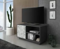 SKRAUT HOME Möbel TV100 MARMOL Grafit Grau Mattweiß -Kommoden Verkäufe 2023 bc0580adc31f47df856c24e2d0672a2b