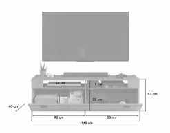 The Kuup TV Lowboard Matt Grau Nox Oak - 140 x 43 cm 12 The Kuup TV Lowboard Matt Grau Nox Oak - 140 x 43 cm -Kommoden Verkäufe 2023 bd35f984791d4e5dab073246555ff91c.cropped 911 1097 2175 1710.processed