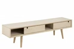 Ebuy24 Cent TV Tisch - Cent TV Tisch mit 2 Schiebetüren und 1 Ablage aus Eiche, weiss gelaugt. -Kommoden Verkäufe 2023 bf974b5e8733461ba58c13e828703545