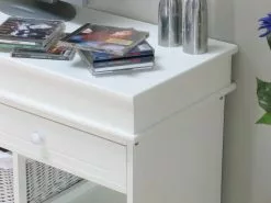 Ebuy24 Trine Tv/Hifi-Möbel - Trine Tv/Hifi-Möbel mit 2 Schubladen und 3 Körben Breite 100 cm, Höhe 50 cm weiß. -Kommoden Verkäufe 2023 c17bd7c251eb4856840c6104ba308b17