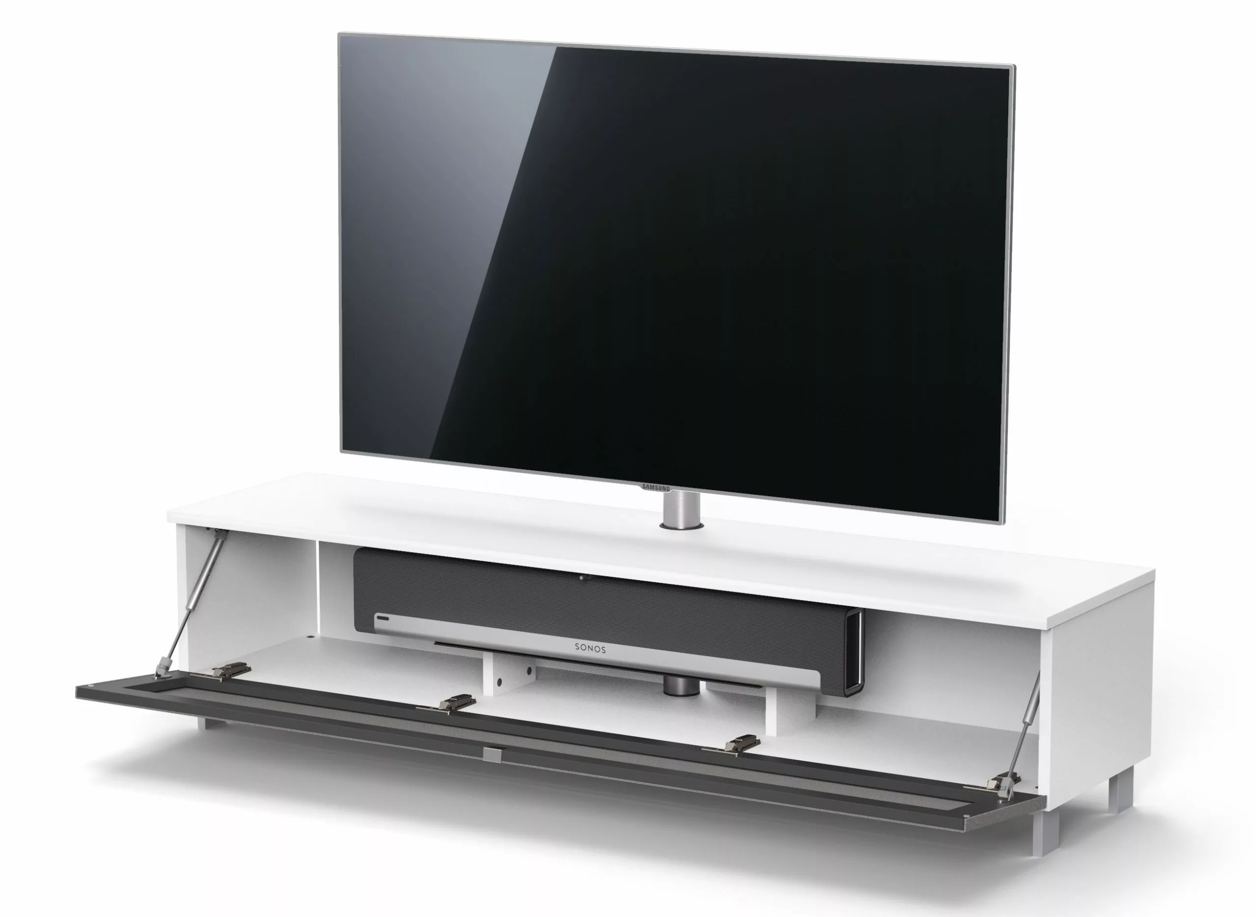 JUST by Spectral TV-Lowboard Just.Basic für TV & Sound - Weiß 5 JUST by Spectral TV-Lowboard Just.Basic für TV & Sound - Weiß – Bild 3