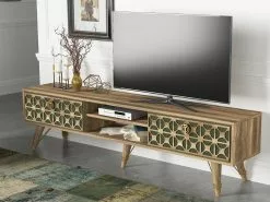 Moebel17 TV Lowboard Valente Walnuss Dunkelgrün -Kommoden Verkäufe 2023 c38dca5a7dbc4522a15ab081f0e63e24