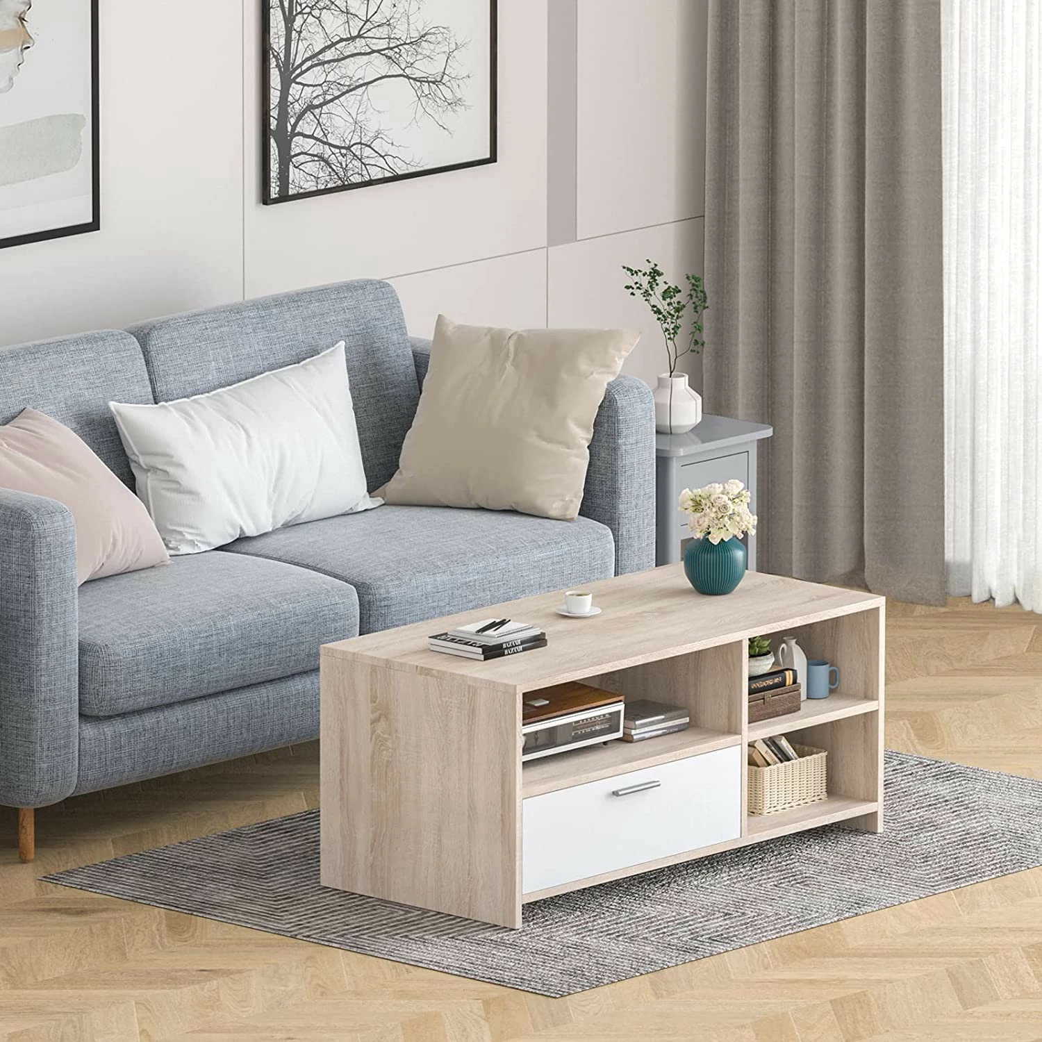 Costway Fernsehschrank für TV 4 Costway Fernsehschrank für TV – Bild 2