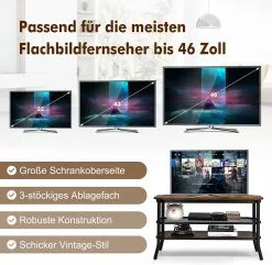 Costway Industrieller TV-Ständer 12 Costway Industrieller TV-Ständer -Kommoden Verkäufe 2023 d375a3f488344b459876c84588a0d0bf