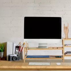 Relaxdays Bambus Monitorständer mit 5 Ablagen -Kommoden Verkäufe 2023 d4f7a095842a4c5e9ea0adc7faac7dd9