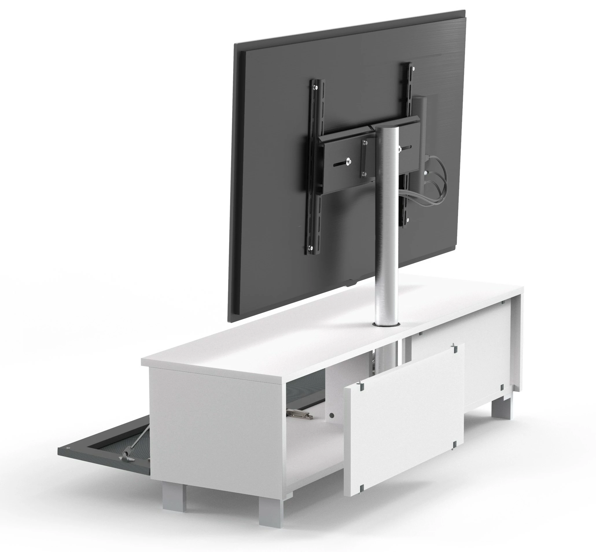 JUST by Spectral TV-Lowboard Just.Basic mit TV-Halterung - Weiß 6 JUST by Spectral TV-Lowboard Just.Basic mit TV-Halterung - Weiß – Bild 4