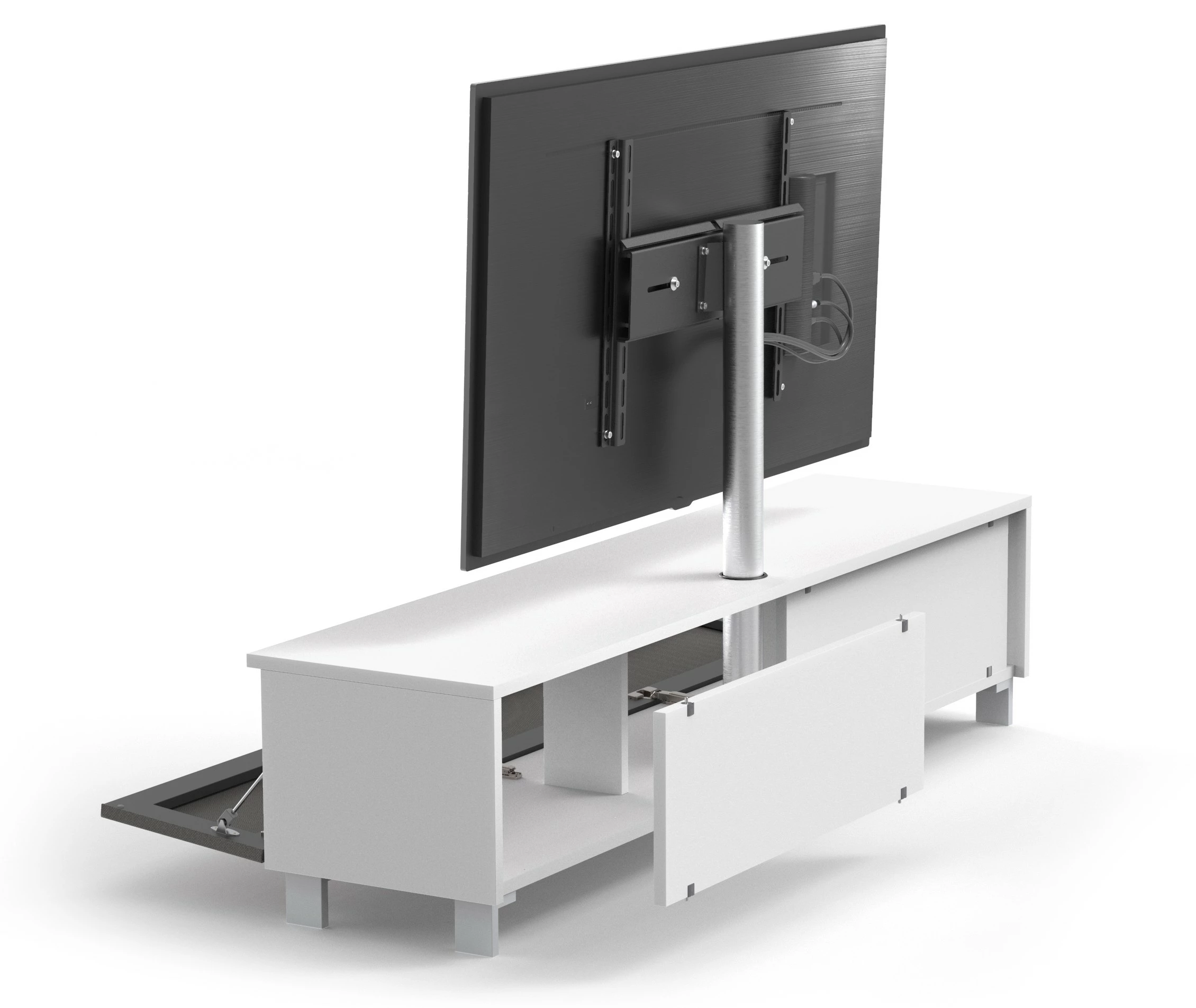 JUST by Spectral TV-Lowboard Just.Basic für TV & Sound - Weiß 6 JUST by Spectral TV-Lowboard Just.Basic für TV & Sound - Weiß – Bild 4