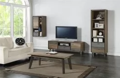 Ebuy24 Marla TV Tisch - Marla TV Tisch mit 2 Türen und 1 Schublade in braun/ grau Akazieholz. Fertig montiert. -Kommoden Verkäufe 2023 f5b870f8940341af9d89b79743ca16cc