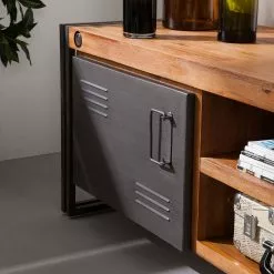 Ars manufacti TV-Lowboard Manchester I - Akazie massiv / Metall - Akazie / Anthrazit -Kommoden Verkäufe 2023 lowboard manchester i akazie massiv metall 4872716 1