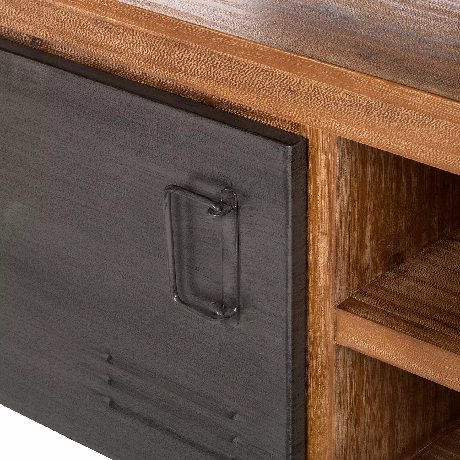 Ars manufacti TV-Lowboard Manchester II - Akazie massiv / Metall - Akazie / Anthrazit 15 Ars manufacti TV-Lowboard Manchester II - Akazie massiv / Metall - Akazie / Anthrazit – Bild 13