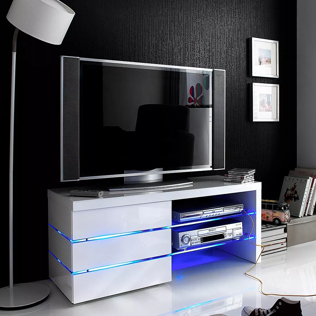 Loftscape Sola TV-Lowboard - Mit Blauer LED Beleuchtung 5 Loftscape Sola TV-Lowboard - Mit Blauer LED Beleuchtung – Bild 3