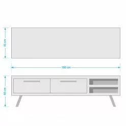 Ars manufacti TV-Lowboard Amla II - Akazie massiv / Metall - Akazie / Anthrazit -Kommoden Verkäufe 2023 tv lowboard amla ii akazie massiv metall akazie anthrazit 5163172