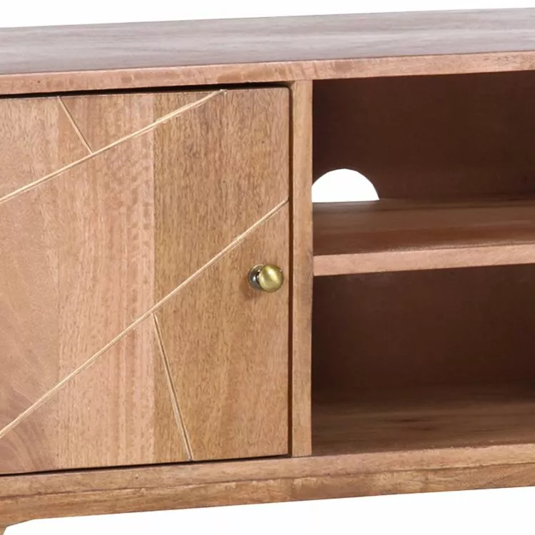 Ars manufacti TV-Lowboard Argallo - Mango massiv / Metall - Mango / Gold 4 Ars manufacti TV-Lowboard Argallo - Mango massiv / Metall - Mango / Gold – Bild 2