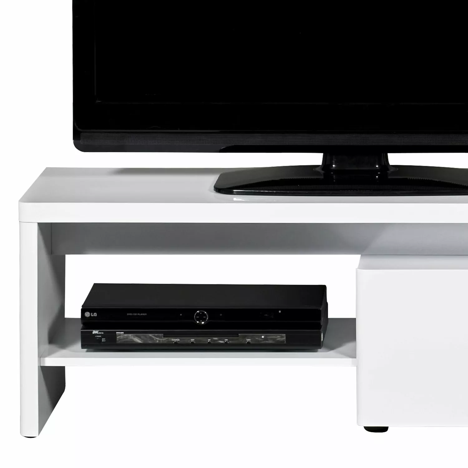 Jahnke TV-Lowboard CU-Libre 160 - Hochglanz Weiß 5 Jahnke TV-Lowboard CU-Libre 160 - Hochglanz Weiß – Bild 3