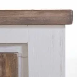 Maison Belfort TV-Lowboard Doral - Akazie teilmassiv - Braun / Weiß -Kommoden Verkäufe 2023 tv lowboard doral akazie teilmassiv braun weiss 1962166