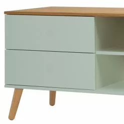 Tenzo TV-Lowboard Dot - Mint -Kommoden Verkäufe 2023 tv lowboard dot eiche teilmassiv mint 4148300