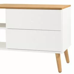 Tenzo TV-Lowboard Dot - Weiß -Kommoden Verkäufe 2023 tv lowboard dot eiche teilmassiv weiss 4148252