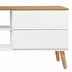 Tenzo TV-Lowboard Dot - Weiß -Kommoden Verkäufe 2023 tv lowboard dot eiche teilmassiv weiss 4148260