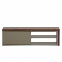 Temahome TV-Lowboard Echo - Grau / Walnuss -Kommoden Verkäufe 2023 tv lowboard echo weiss walnuss 3955168