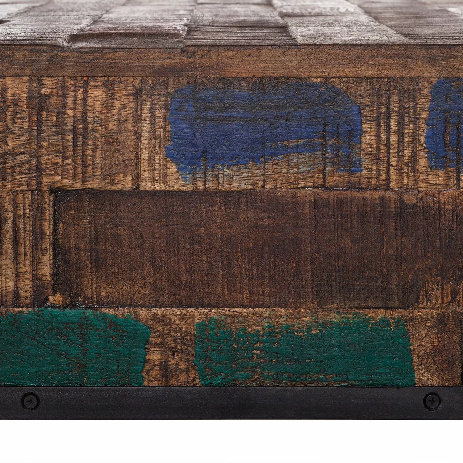 Red Living TV-Lowboard Factory II - Mango massiv / Metall - Vintage Braun 13 Red Living TV-Lowboard Factory II - Mango massiv / Metall - Vintage Braun – Bild 11