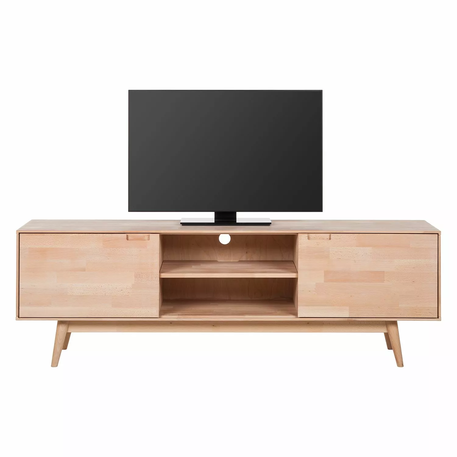 Mørteens TV-Lowboard Finsby - Buche massiv 5 Mørteens TV-Lowboard Finsby - Buche massiv – Bild 3