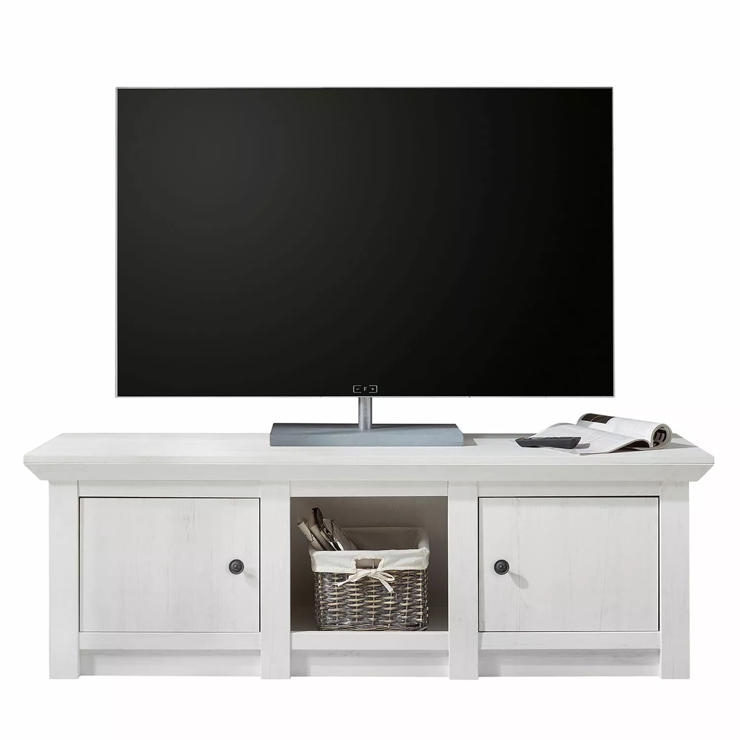 Maison Belfort TV-Lowboard Geestland - Pinie Weiß Dekor 4 Maison Belfort TV-Lowboard Geestland - Pinie Weiß Dekor – Bild 2