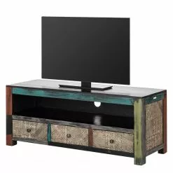 Wolf-Möbel TV-Lowboard Goa I - Mango teilmassiv - Mango Dunkelbraun