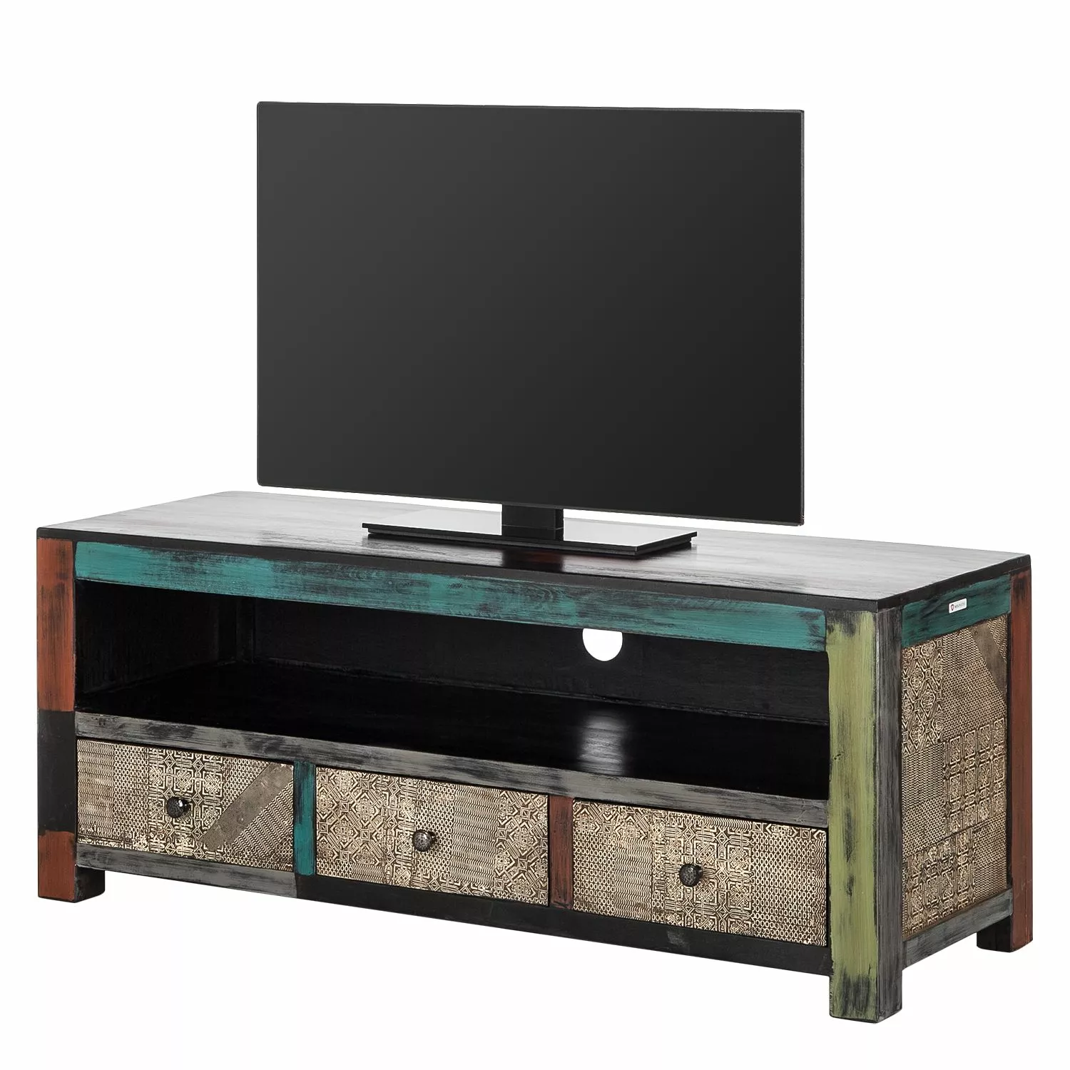 Wolf-Möbel TV-Lowboard Goa I - Mango teilmassiv - Mango Dunkelbraun 3 Wolf-Möbel TV-Lowboard Goa I - Mango teilmassiv - Mango Dunkelbraun