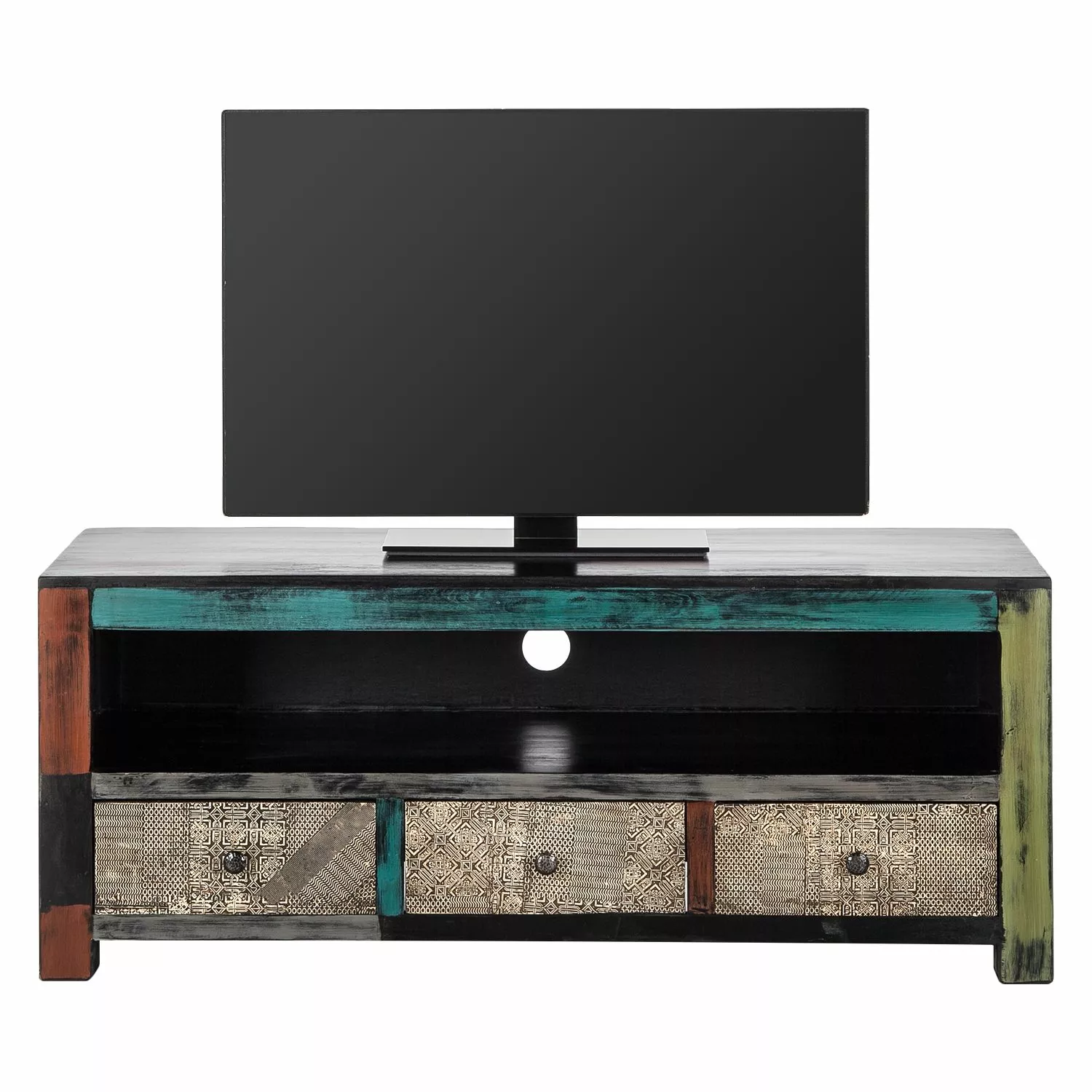 Wolf-Möbel TV-Lowboard Goa I - Mango teilmassiv - Mango Dunkelbraun 6 Wolf-Möbel TV-Lowboard Goa I - Mango teilmassiv - Mango Dunkelbraun – Bild 4