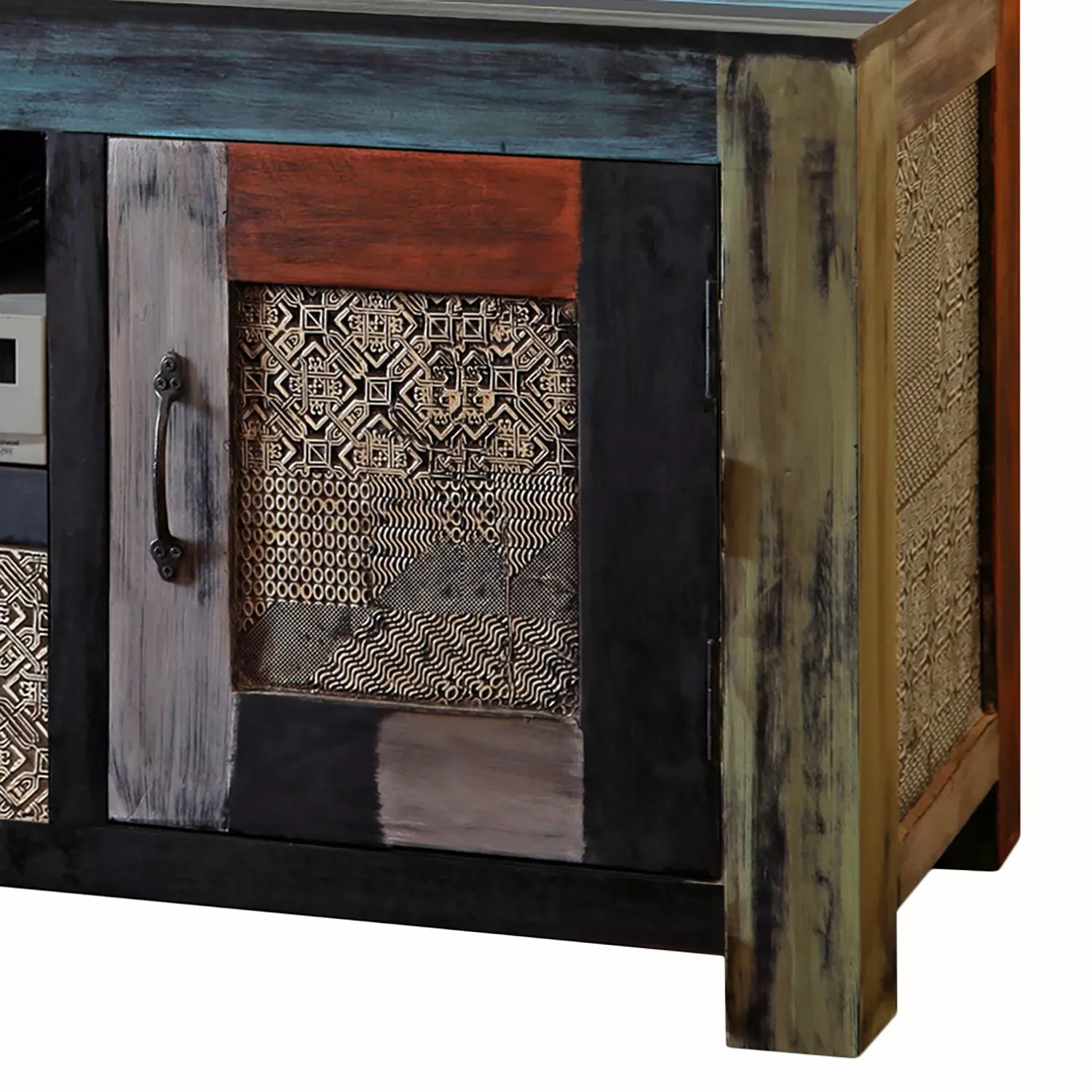 Wolf-Möbel TV-Lowboard Goa III - Mango teilmassiv - Mango Dunkelbraun / Blau 13 Wolf-Möbel TV-Lowboard Goa III - Mango teilmassiv - Mango Dunkelbraun / Blau – Bild 11